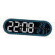 thumbnail image 4 of Reloj despertador digital LED rectangular, montado en la pared, pantalla de fecha y temperatura, para Luz azul, 4 of 8