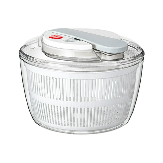 Vwrxbz Fruit and Vegetable Spinner Manual Salad Spinner Press Type Large Capacity with One Click Stop for Kitchen
