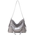 thumbnail image 1 of Bolso bandolera de cuero PU Moda Bolso de hombro simple Regalo de cumpleaños para niña (Plata) Likrtyny Para Estrenar, 1 of 9
