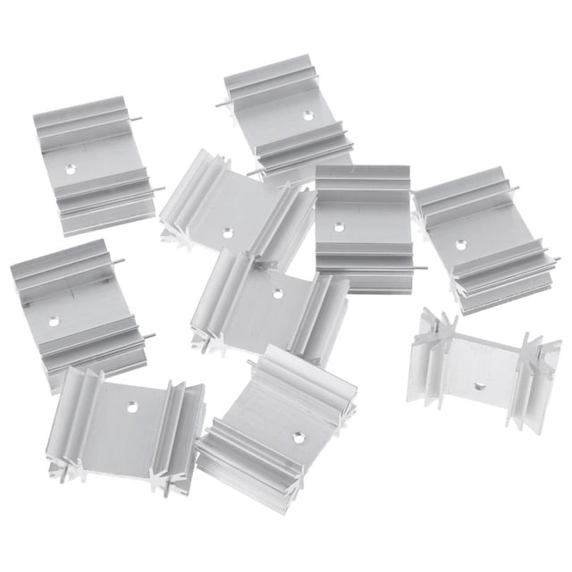 Kit de Disipador de Calor de Aluminio 10 Piezas