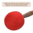 thumbnail image 4 of Uxcell Singing Bowl Mallet Strike Wool Red Sound Bowl Drum Stick for Meditation Yoga Relax Large, 4 of 4