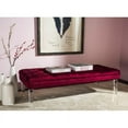 thumbnail image 6 of SAFAVIEH Abrosia Transitional Glam Tufted Bench, Black, 6 of 7