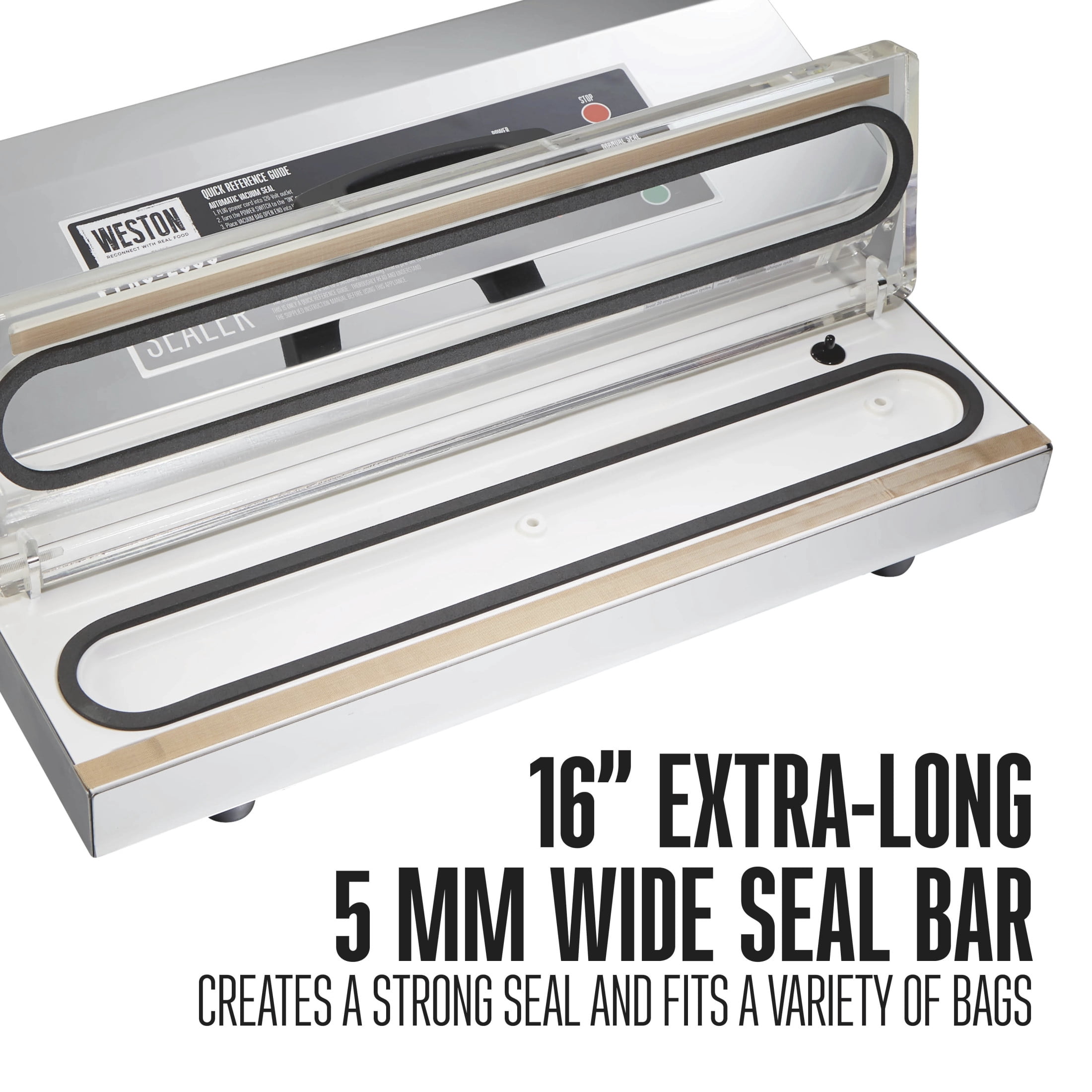 Weston Pro-2600 Stainless Steel Vacuum Sealer, Commercial Grade