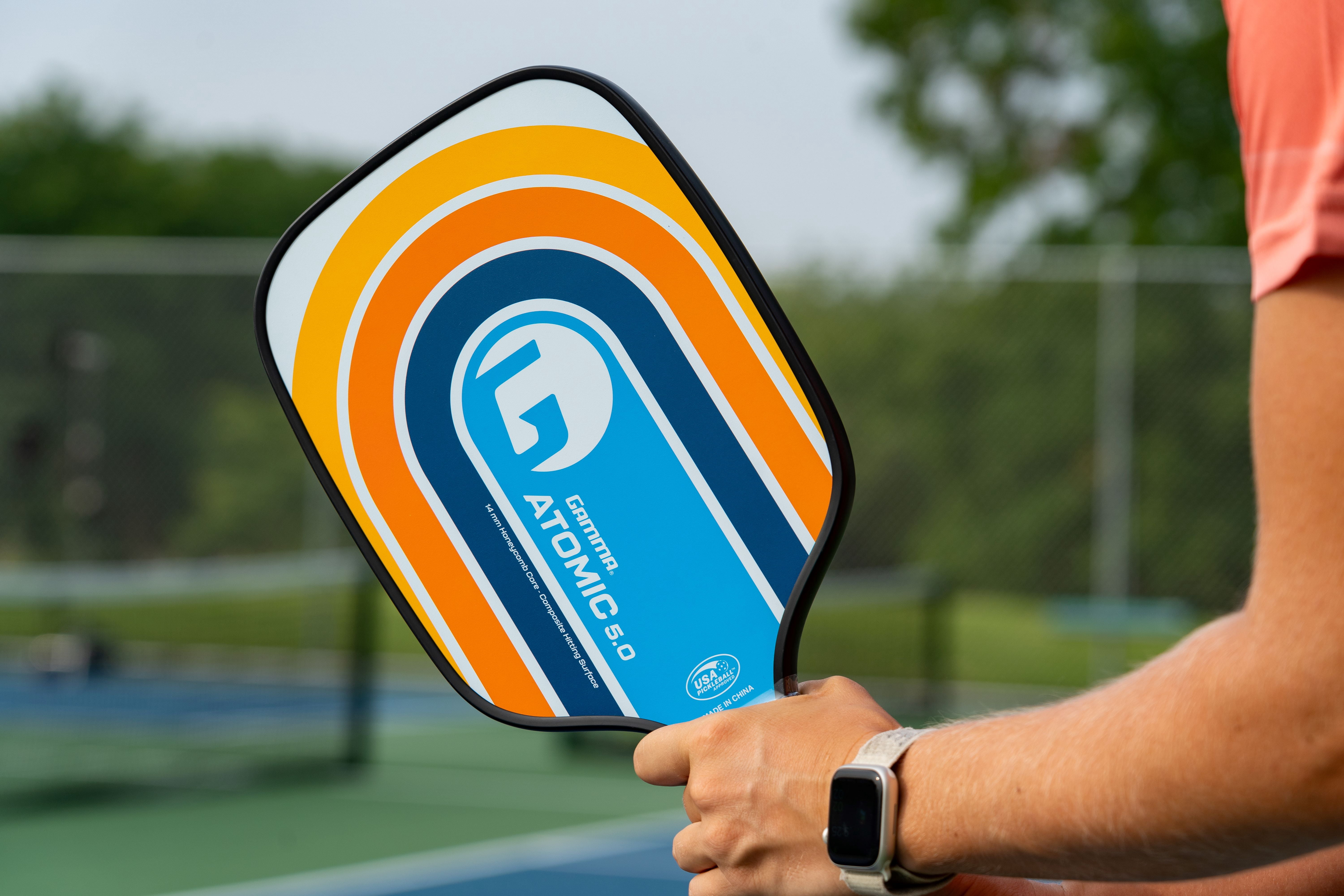 GAMMA Atomic 5.0 Pickleball Paddle, Graphite Pickleball Paddle