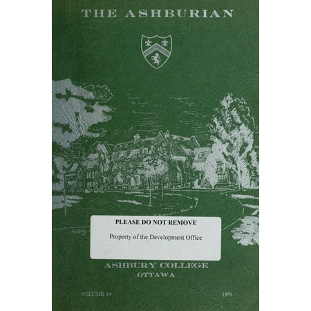 (Custom Reprint) Yearbook: 1970 Ashbury College - Ashburian Yearbook (Ottawa Ontario Canada)