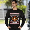 thumbnail image 3 of Christmas Sweatshirt, Brodolf The Gainzdeer Christmas Sweatshirt, Funny Muscular Reindeer Ugly Holiday Jumper, Festive Gym Lover Gift for Weightlifters & Fitness Fans, 3 of 5
