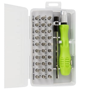 Binwennn Vintage publicité tournevis de poche jeu de tournevis longue précision tournevis précision Kit tournevis 32 Dans 1 Avec servoviseuse Extension Rod pour téléphone portable Smartphone Game Console