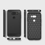 For LG V30 Case, Heavy-Duty Shockproof Protective Case Armor Guard Shield, Shock Adsorption, Drop Protection [Black]