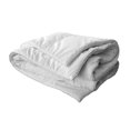 thumbnail image 3 of Sleepgram Twin Sized Pre Shrunk Lightweight Embroidered Comforter, White, 3 of 4