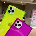 thumbnail image 4 of Compatible for iPhone 11 Pro Max Case,Clear Square Cases Reinforced Corners Cushion Shock Absorption TPU Silicone Cover for iPhone 11 Pro Max 6.5 inch -Grape Purple, 4 of 14