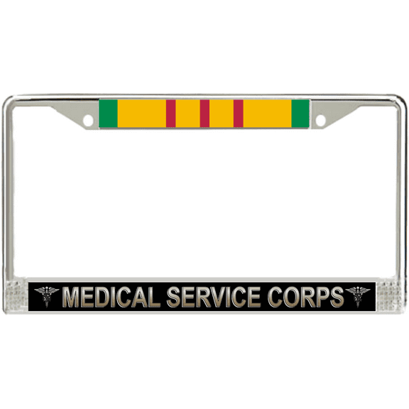 U.S. Army Medical Service Corps Vietnam Veteran License Plate Frame