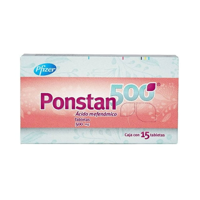 Ponstan Ácido mefenámico 500 mg 15 tabletas