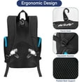 thumbnail image 3 of WOLT Baseball Bag Backpack for Youth Boys Adults Baseball Bag Multifunctional Sport Backpack for Ball Blueline, 3 of 6