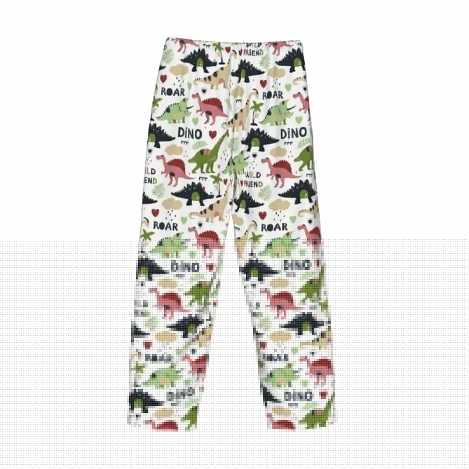 thumbnail image 4 of Kdxio Dinosaur Print Men's Sleep Pajama Pant Lounge Pants with Pockets, 4 of 8