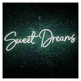thumbnail image 4 of Letrero De Neón Sweet Dreams Para Decoración De Pared, Luz Con Letras, Dormitorio, Habitación, Fiesta De Boda, Bar, Club, Lámpara Iluminada 45cmx15cm, 4 of 5