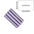 thumbnail image 3 of Striped Bath Towel, 29.5x13.7 Inches, Absorbent, Thick, Soft Polyester, Multi-Purpose for Bathroom, Gym, Beach, 1 Count, 3 of 7