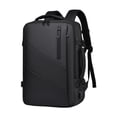 thumbnail image 4 of Quzzie Laptop Backpack Expandable Computer Backpack with USB Charging Port Water Resistant Construction Suitable for Teacher Work College Commute Black, 4 of 8