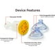 thumbnail image 3 of Organizador Dispositivo de primeros auxilios de respiración artificial portátil Dispositivo de RCP para el cuidado de la salud (B) JShteea Libre de BPA, 3 of 9