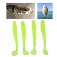 thumbnail image 3 of Se?uelos de pesca Bass Worm Bait, 50PCS Cola de paleta Se?uelos de pesca Se?uelos de pesca de plástico suave T-Tail Grub Worm Baits Fish Tackle Accesorio para agua salada Trucha de agua dulce Ecomeon no, 3 of 5