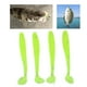 thumbnail image 3 of Se?uelos de pesca Bass Worm Bait, 50PCS Cola de paleta Se?uelos de pesca Se?uelos de pesca de plástico suave T-Tail Grub Worm Baits Fish Tackle Accesorio para agua salada Trucha de agua dulce Ecomeon no, 3 of 5