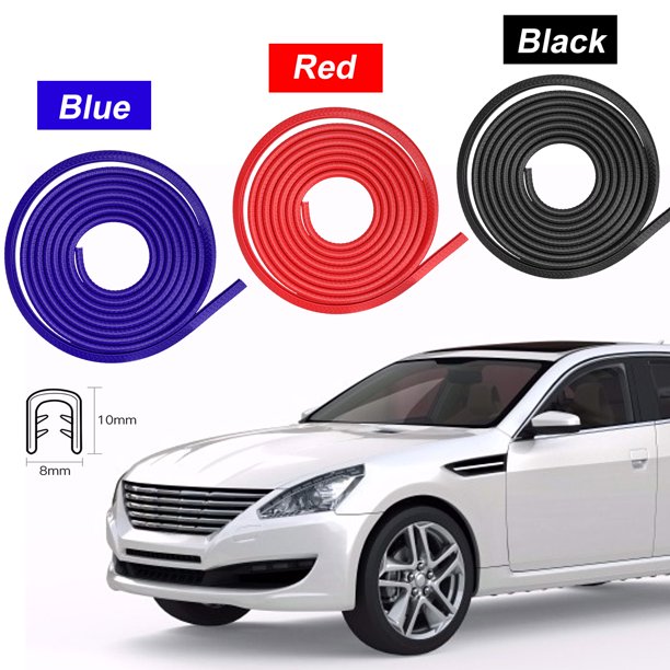 TSV Car Door Edge Guards, 9.84Ft(3M) Rubber Car Door Protector U Shape