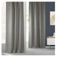 thumbnail image 4 of TiaGOC Faux Linen Room Darkening Curtains - 84 Inches Long Luxury Linen Curtains for Bedroom & Living Room (1 Panel), 50W X 84L, Clay, 4 of 9