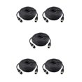 thumbnail image 1 of Maytalsory Sturdy 4Pin Video Extension Cable Wire for Bus Truck Reversing Rear View Camera Black 5M 5Set, 1 of 6