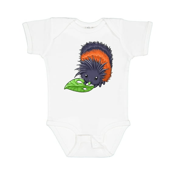 Inktastic Wooly bear caterpillar- cute baby insect Boys or Girls Baby Bodysuit