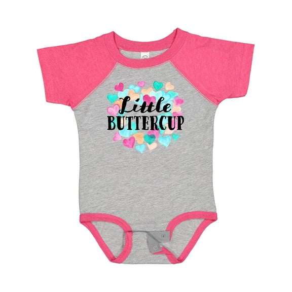 Inktastic Little Buttercup Hearts Boys or Girls Baby Bodysuit