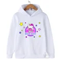 thumbnail image 4 of Sudadera informal de calle kawaii con dibujos animados de Hello Kitty para niños y niñas de 3 a 14 años con diseño de Sunshine, sudadera para deportes al aire libre para niños, 4 of 5