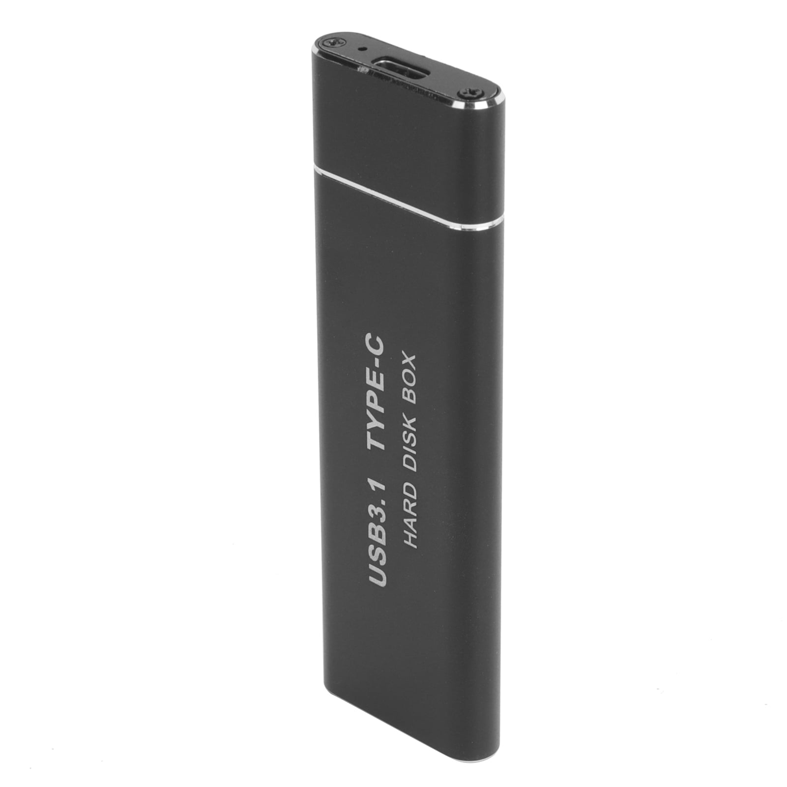 Mobile HDD Case, M.2 NGFF To USB3.1 Hard Disk Box Black  For Transmission