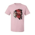 thumbnail image 2 of Wild Bobby, Vintage Distressed Legends Skull Pop Culture Men's Graphic T-Shirt, Light Pink, Small, 2 of 3