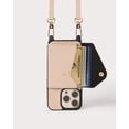 thumbnail image 2 of Holstere Ultra-Durable Pebbled Cream Genuine Leather iPhone Case Crossbody Purse w/ Expanded Card Pocket - iPhone 14 Plus, 2 of 7