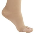 thumbnail image 4 of Ames Walker AW Style 201 Medical Support Open Toe 20-30 mmHg Firm Compression Knee High Stockings Beige Small Wide, 4 of 5