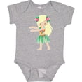 thumbnail image 3 of Inktastic Blonde Hula Girl Girls Baby Bodysuit, 3 of 5