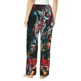 thumbnail image 3 of Terrifier Women's Pajama Pants, Comfy All Over Print Lounge Pants Casual Sleepwear with Pockets & Drawstring, 3 of 8