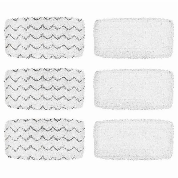 6 Pack Steam Mop Pad For Bissell Powerfresh Vac & Steam 2747A 1132 1543 1632 1652 Symphony Vacuum And Steam Mop Series Parts