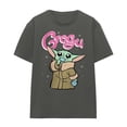 thumbnail image 1 of Star Wars The Mandalorian T-Shirt à Bulles Grogu pour Femmes, 1 of 4