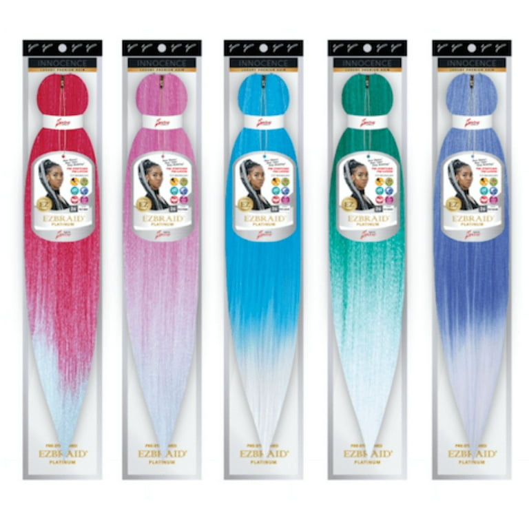 EZBRAID Platinum 2-Tone Color Pre-Stretched Braid (26inch) EZBRAID Platinum 2-Tone Color Pre-Stretched Braid (26inch)