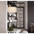 thumbnail image 2 of Cal Lighting Nianda 18" Contemporary Metal Pendant with Drum Shade in Silver, 2 of 2