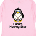 thumbnail image 4 of Inktastic Future Hockey Star Penguin Boys or Girls Long Sleeve Toddler T-Shirt, 4 of 5