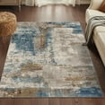 thumbnail image 5 of Luxe Weavers Modern Multicolor 8x10 Abstract Area Rug, Stain-Resistant Carpet, 5 of 6