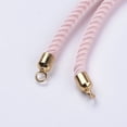 thumbnail image 5 of Nylon Twisted Cord Bracelet Making Slider Bracelet Making with Brass Findings Cadmium Free & Lead Free Long-Lasting Plated Tree of Life Pink Real 18K Gold Plated 210~220x2mm Hole: 2mm, 5 of 5