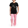 thumbnail image 4 of CafePress - Two Bees Pajamas - Women's Short Sleeve Print T-Shirt and Pants Dark Cotton Pajama Set, 4 of 7