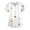 04# White, variant on Valentine Scrub Tops Women Fashion V Neck Short Sleeve Shirts Heart Graphic Tees Nursing Uniform with Pockets Multicolor 5XL