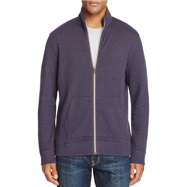 Suéter Cárdigan texturizado Robert Graham para hombre azul XX-Large