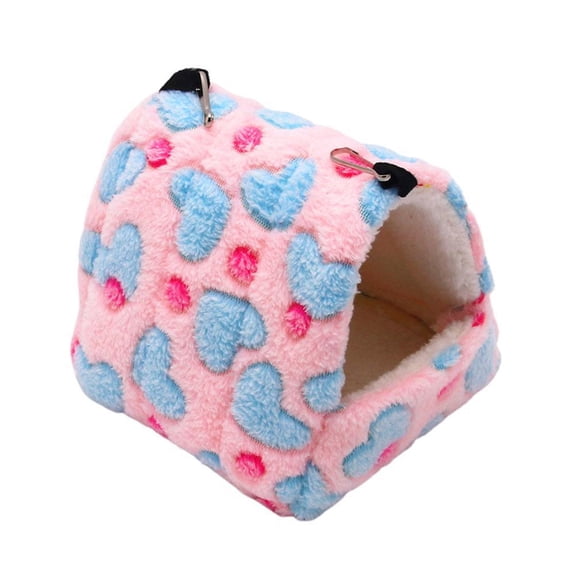 8*8cm Warm Small Animal Nest Soft Pet Sleeping Bed Hamster Squirrel Guinea Pig Puppy Cat Dog Kennel House Bag