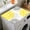 Dahlia, variant on Teal Floral Washer Dryer Top Cover Mat 23.6"x19.7", Rubber & Non-Woven Fabric Anti-Slip Dust Proof Washing Machine Top Protector Pad, Washer Dryer Covers for The Top