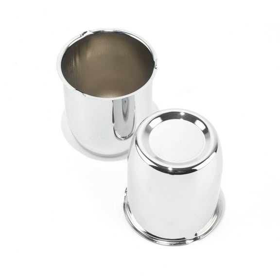 RhinoTuning 81mm/3.19in OD Push Thriugh Center Caps Stainless for 3.19in Truck 2Pcs