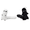 2PC White&Black Brushbuddy Plush#2, variant on Witch Hat Atelier Plush Doll White Brushbuddy Plush Toys 14.96 In Collectible Stuffed Cartoon Character Ideal for Birthday/christmas Collections